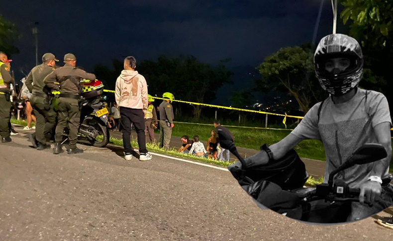 El motociclista fallecio