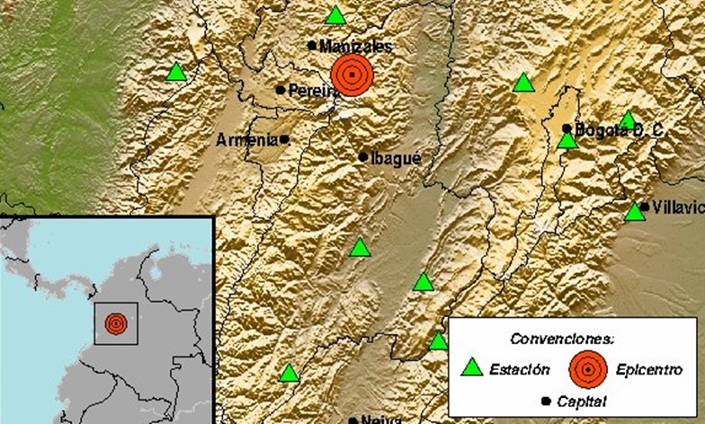 Temblores en volcan